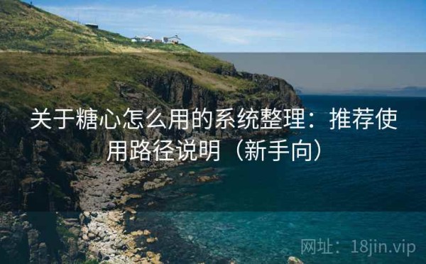 关于糖心怎么用的系统整理：推荐使用路径说明（新手向）