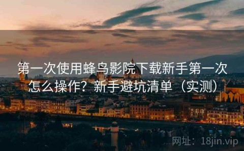第一次使用蜂鸟影院下载新手第一次怎么操作？新手避坑清单（实测）