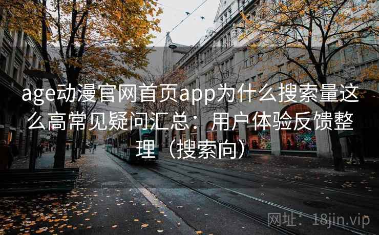 age动漫官网首页app为什么搜索量这么高常见疑问汇总：用户体验反馈整理（搜索向）