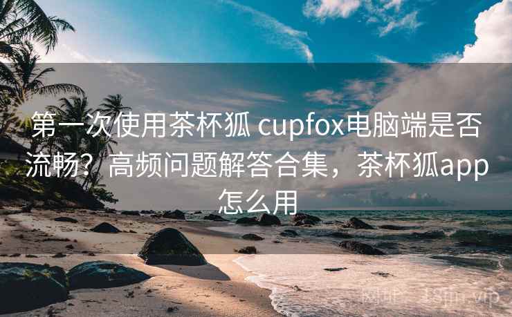 第一次使用茶杯狐 cupfox电脑端是否流畅？高频问题解答合集，茶杯狐app怎么用