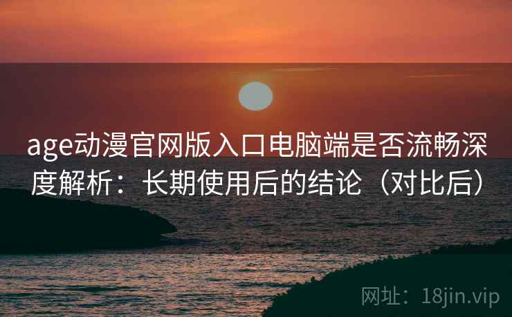 age动漫官网版入口电脑端是否流畅深度解析：长期使用后的结论（对比后）